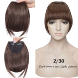 Best Clip In Fringe Blunt Bangs UK - Hair Accessories