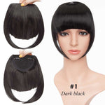 Best Clip In Fringe Blunt Bangs UK - Hair Accessories