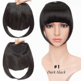Best Clip In Fringe Blunt Bangs UK - Hair Accessories