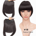 Best Clip In Fringe Blunt Bangs UK - Hair Accessories