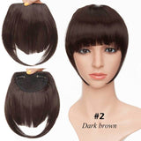 Best Clip In Fringe Blunt Bangs UK - Hair Accessories