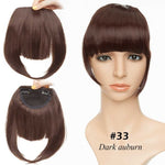 Best Clip In Fringe Blunt Bangs UK - Hair Accessories