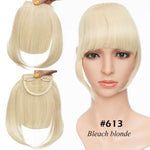 Best Clip In Fringe Blunt Bangs UK - Hair Accessories