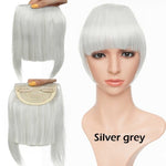 Best Clip In Fringe Blunt Bangs UK - Hair Accessories