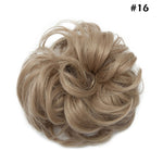 Synthetic Wrap on Curly Hair Bun for Chignons & Updos