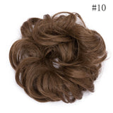 Synthetic Wrap on Curly Hair Bun for Chignons & Updos