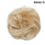 Synthetic Wrap on Curly Hair Bun for Chignons & Updos