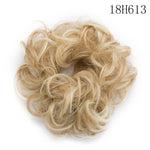 Synthetic Wrap on Curly Hair Bun for Chignons & Updos