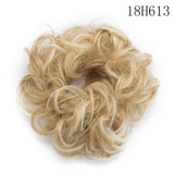 Synthetic Wrap on Curly Hair Bun for Chignons & Updos