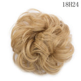 Synthetic Wrap on Curly Hair Bun for Chignons & Updos