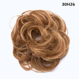 Synthetic Wrap on Curly Hair Bun for Chignons & Updos
