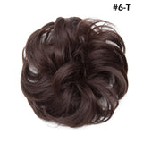Synthetic Wrap on Curly Hair Bun for Chignons & Updos