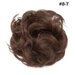 Synthetic Wrap on Curly Hair Bun for Chignons & Updos