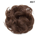 Synthetic Wrap on Curly Hair Bun for Chignons & Updos