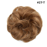 Synthetic Wrap on Curly Hair Bun for Chignons & Updos