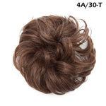 Synthetic Wrap on Curly Hair Bun for Chignons & Updos