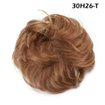 Synthetic Wrap on Curly Hair Bun for Chignons & Updos