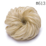Synthetic Wrap on Curly Hair Bun for Chignons & Updos