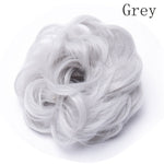 Synthetic Wrap on Curly Hair Bun for Chignons & Updos
