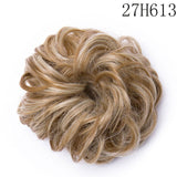 Synthetic Wrap on Curly Hair Bun for Chignons & Updos