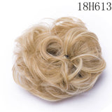 Synthetic Wrap on Curly Hair Bun for Chignons & Updos