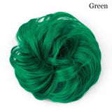 Synthetic Wrap on Curly Hair Bun for Chignons & Updos