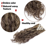 24inch Clip in Synthetic Curly Hair Extensions 8-piece