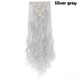 Lucy 24inch Clip in Synthetic Curly Hair Extensions 8-piece