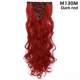 Lucy 24inch Clip in Synthetic Curly Hair Extensions 8-piece