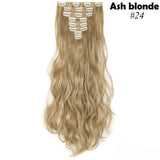 Lucy 24inch Clip in Synthetic Curly Hair Extensions 8-piece