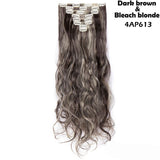 Lucy 24inch Clip in Synthetic Curly Hair Extensions 8-piece