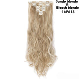 Lucy 24inch Clip in Synthetic Curly Hair Extensions 8-piece