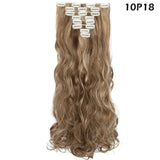 Lucy 24inch Clip in Synthetic Curly Hair Extensions 8-piece