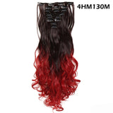 Lucy 24inch Clip in Synthetic Curly Hair Extensions 8-piece