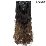 24inch Clip in Synthetic Curly Hair Extensions 8-piece