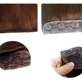 100% Human One Piece Hair Clip in Hair Extensions