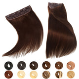 100% Human One Piece Hair Clip in Hair Extensions