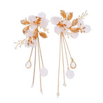 freshwater pearl gold earrings