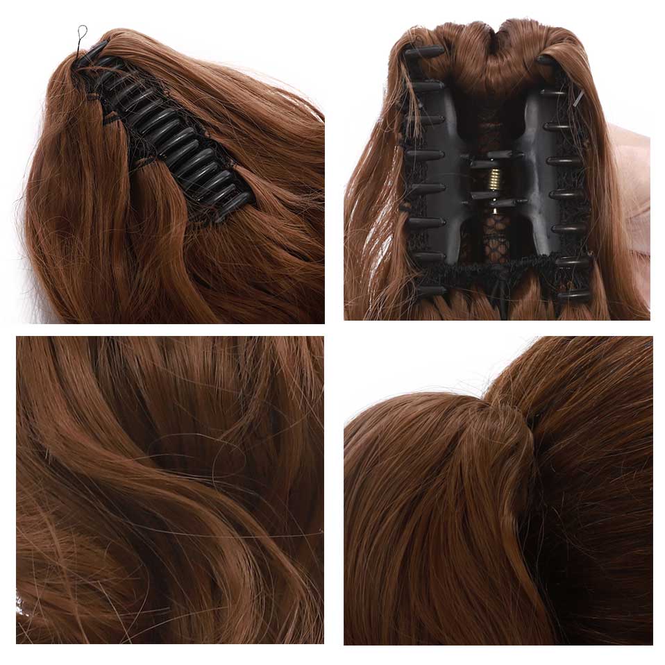 Synthetic Short Wavy Ponytail Hair Extensions