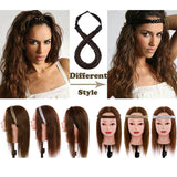 Fishtail Braided Stretch Headband Hairpiece for Women, UK