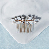 Gold Opal Crystal Bridal Hair Comb - Bridal Accessories for Hair