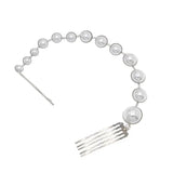 Pearl Hair Chain Jewellery - Hair Tikka 