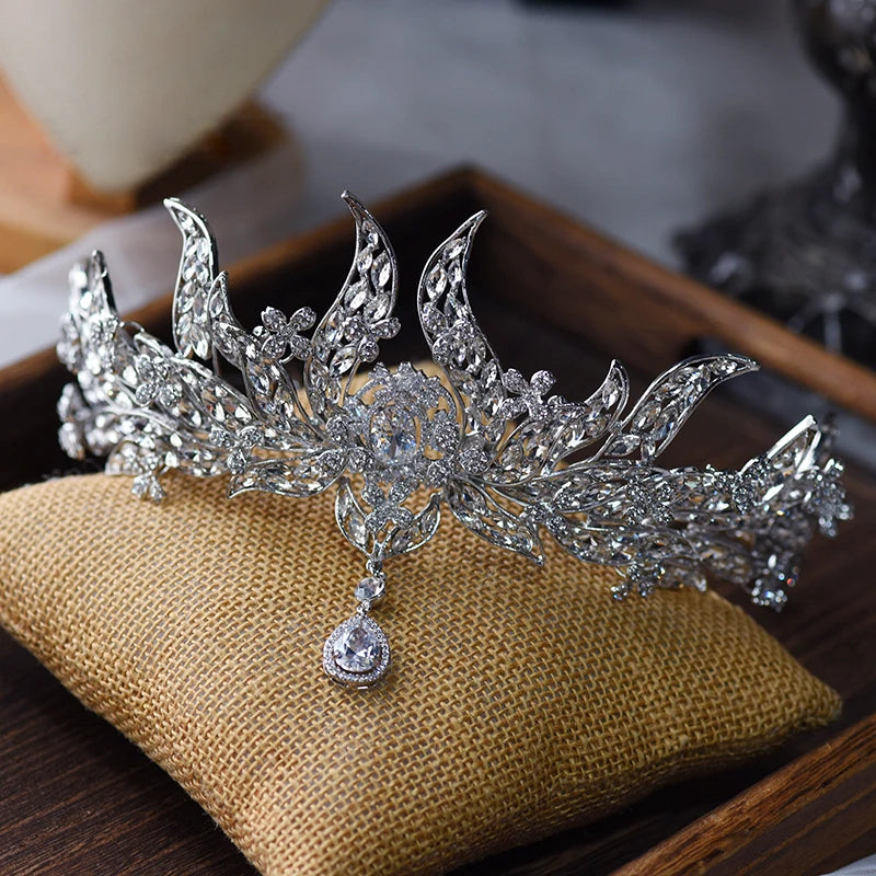 Crystal wedding Bridal Tiara for brides turkish iranian persian middle eastern european