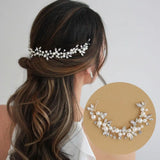 Isla Pearl & Crystal Bridal Hair Vine