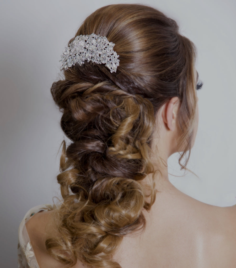 Lizzie Bridal Crystal Hair Comb