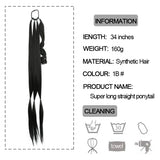 Super Long Ponytail Plait Hair Extensions