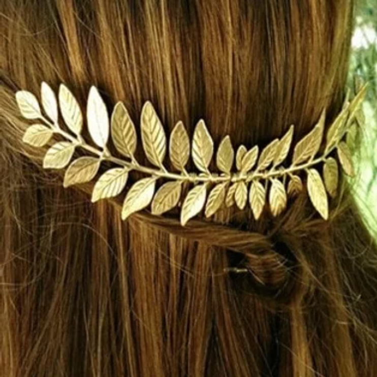 Grecian Leaf Hair Comb - Hair Accessories for Weddings