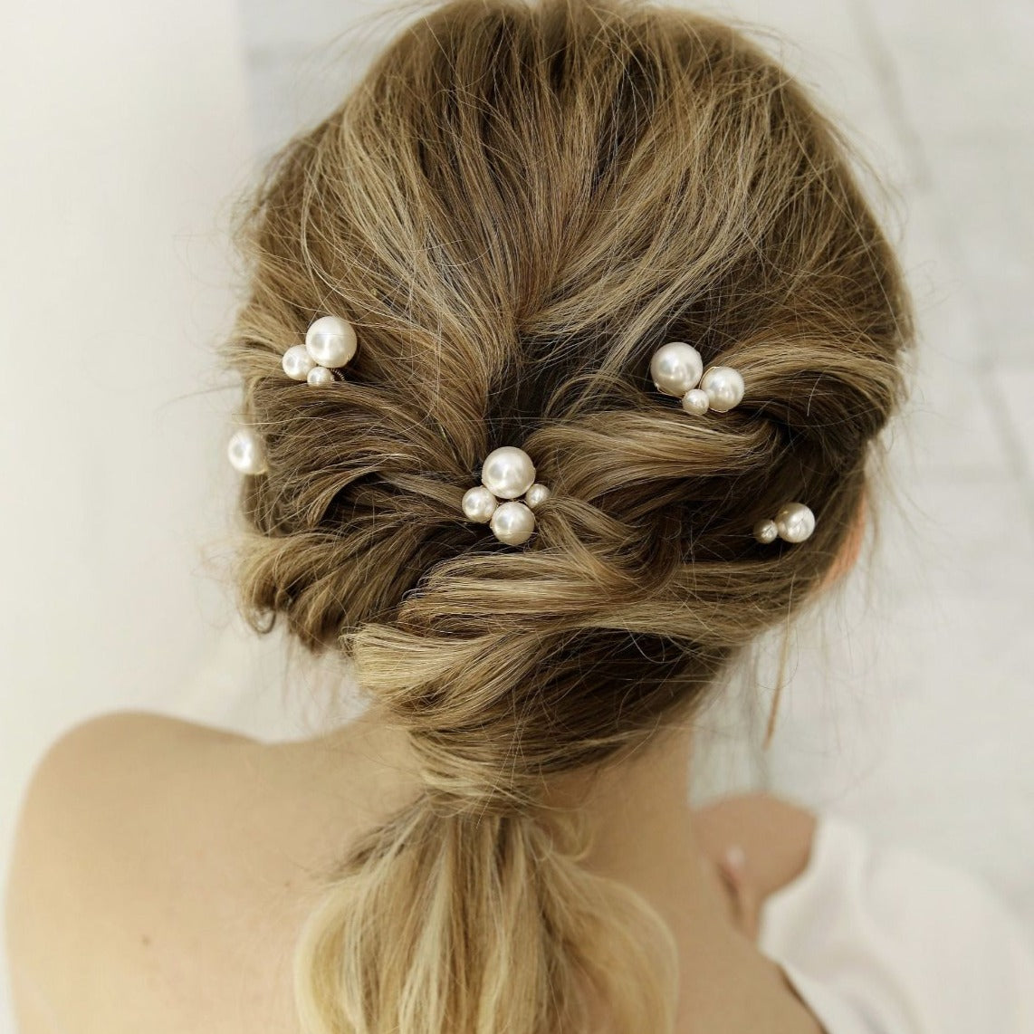 multiple size Pearl Wedding Hair Pins Bridal Hair Accessories