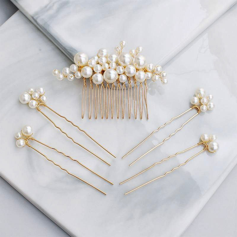 Pearl Wedding Hair Pins wedding hairpieces for the bride