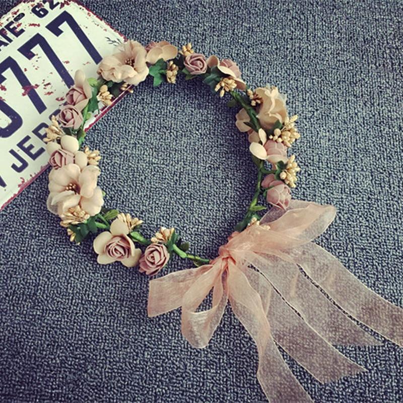 Flower Girl Bohemian Crown Hairpiece 